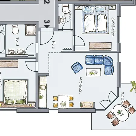 Apartament Brise Neubauvilla Estrelia App 03 Heringsdorf